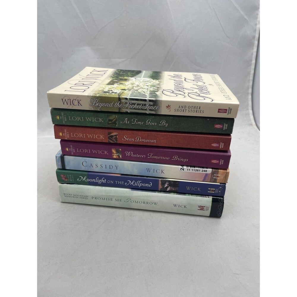 Lori Wick Christian Fiction Californians 7 Paperback Books Lot Cassidy Millpond